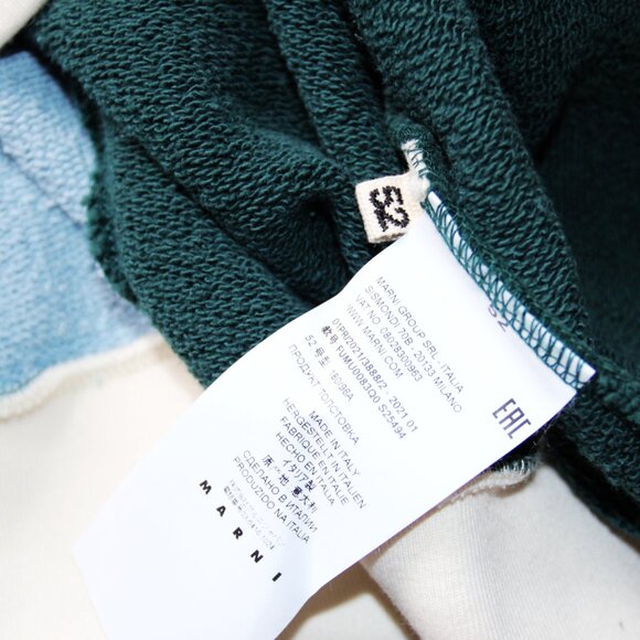 BNWT SS21 MARNI COLOR BLOCK HOODIE 52 - Picture 11 of 12